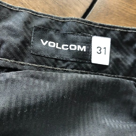 VOLCOM VMONTY STRETCH SHORTS | CHARCOAL HEATHER | Size 31 - Picture 8 of 9
